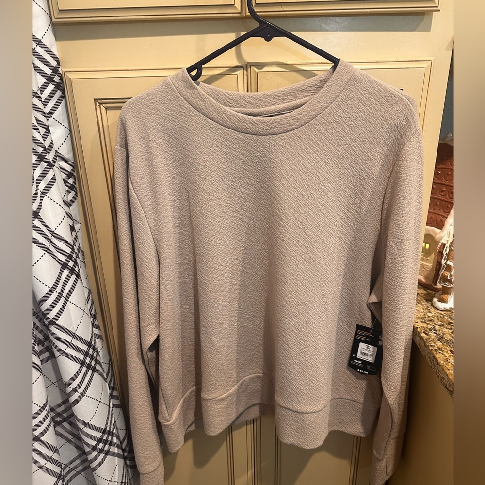 New Avia textured long sleeve shirt ladies XXL